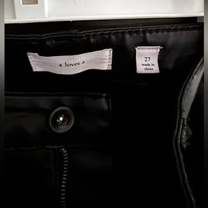 A Loves A Leather Pants